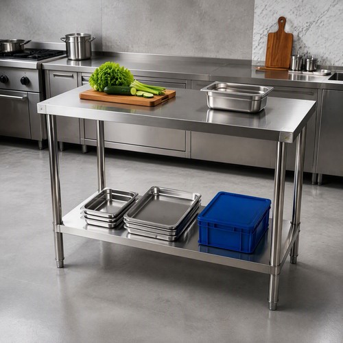 Stainless steel work table - work, 40